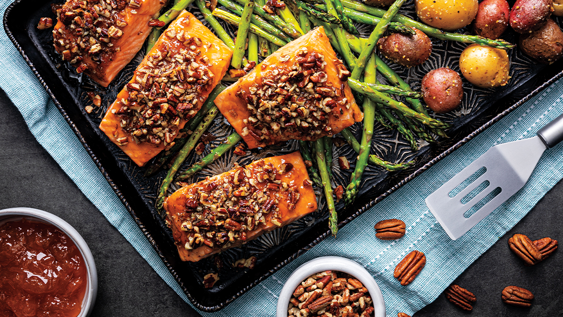 Apricot-Pecan Salmon