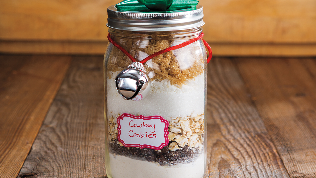 DIY Cowboy Cookies Gift Jar