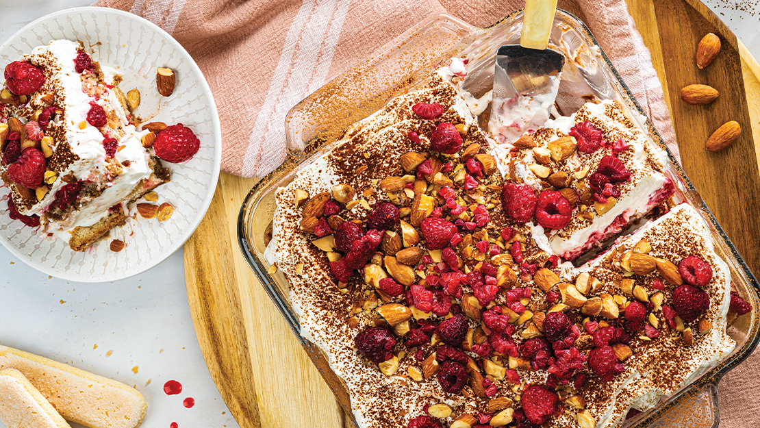 Almond-Raspberry Tiramisu