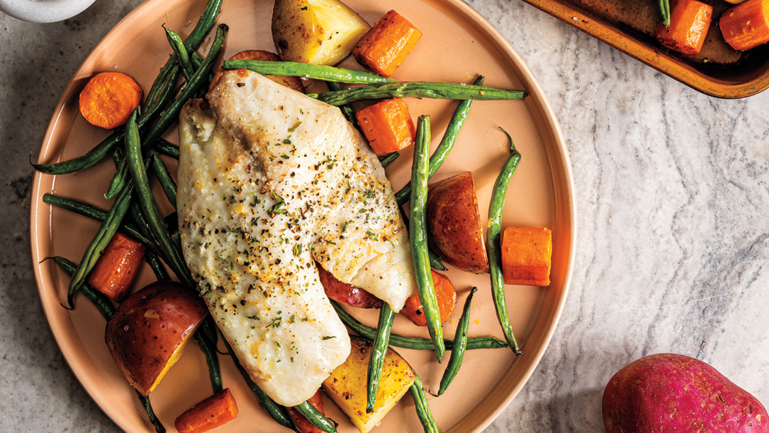 5-Ingredient Sheet-Pan Garlic Butter Tilapia