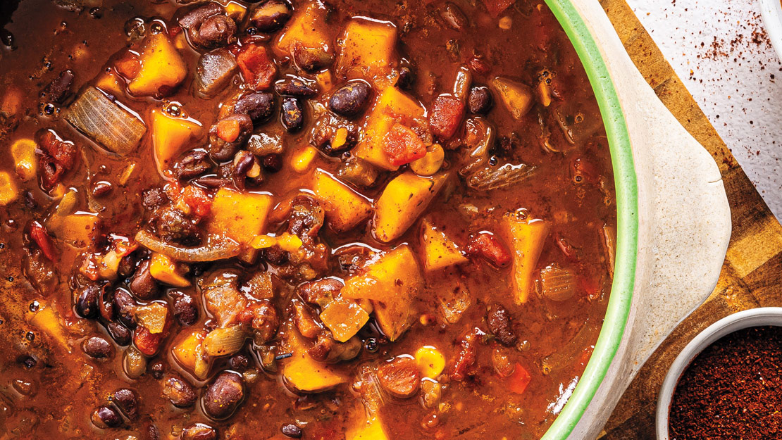 Sweet Potato-Black Bean Chili