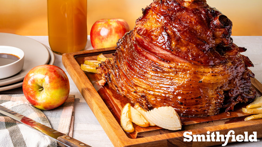 Apple Cider-Glazed Ham