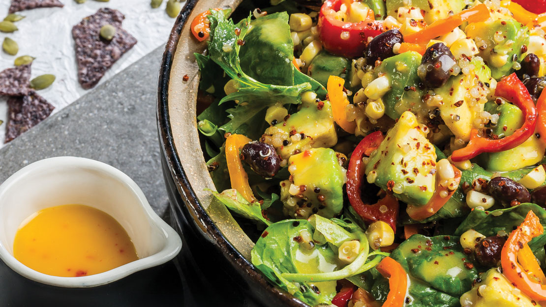 Avocado, Qunioa & Black Bean Salad