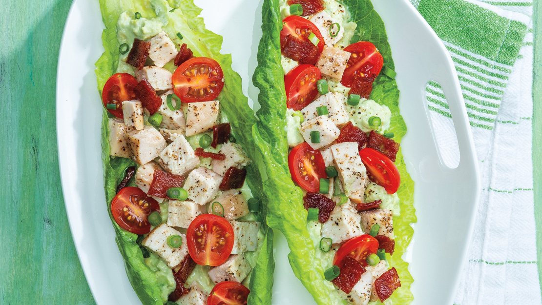 BLT Chicken Salad Cups 