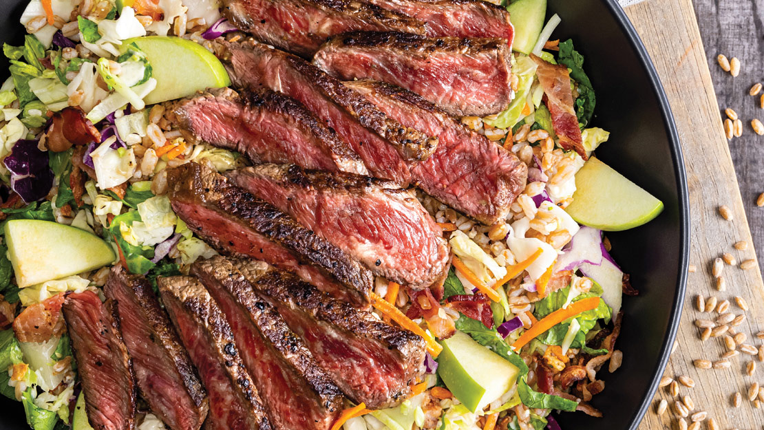 Bacon-Blue Steak & Grain Salad