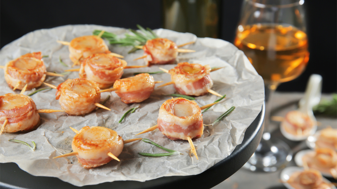 Bacon-Wrapped Scallops