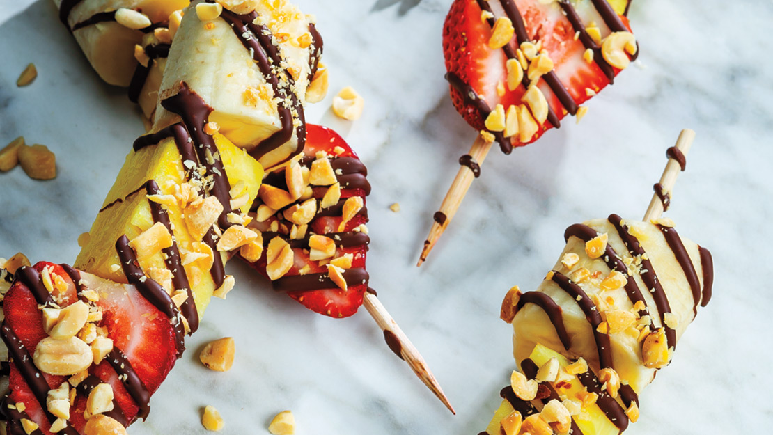 Banana Split Skewers