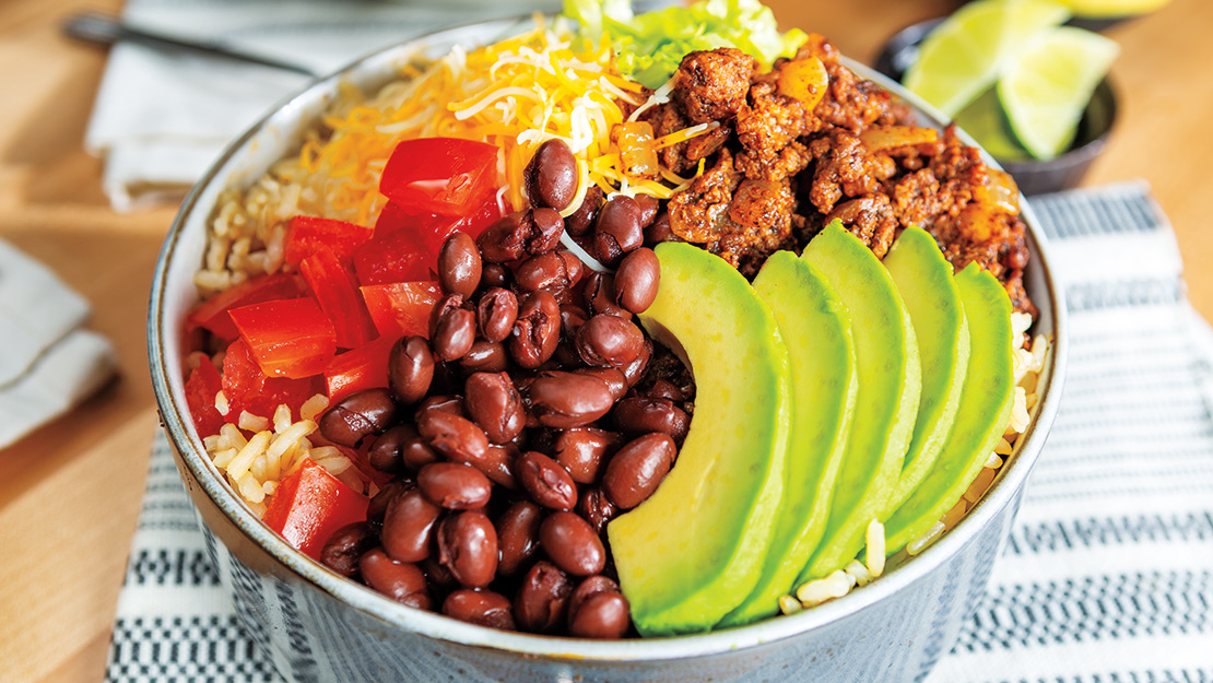 Beef Taco Rice Bowl