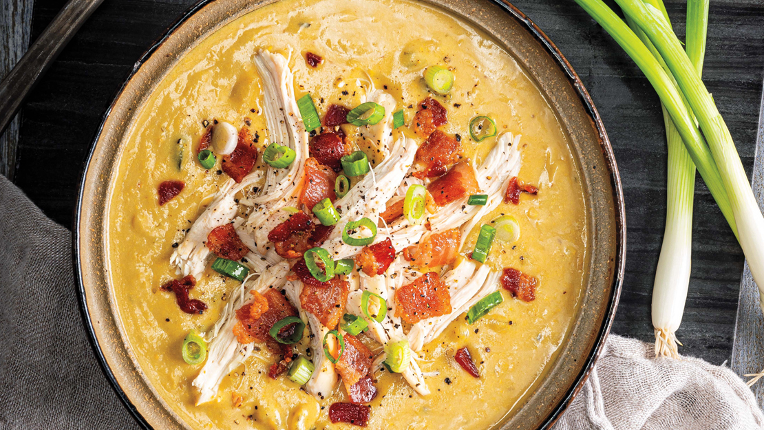 BeerCheese Soup with Rotisserie Chicken Recipe from Price Chopper