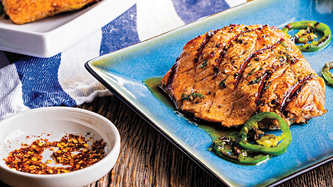Beer-Marinated Salmon