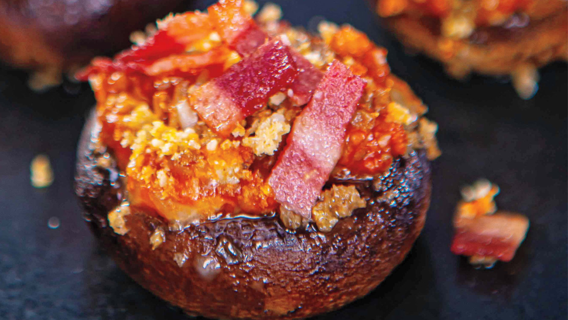 Better-For-You Pizza Mushroom Poppers