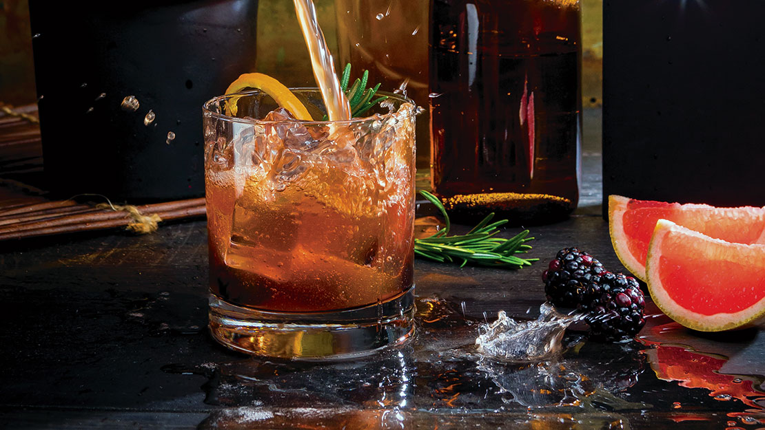 BlackberryRosemary Whiskey OldFashioned Recipe from Price Chopper
