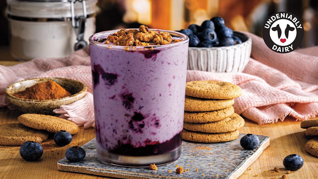Blueberry Crumble Pie Flurry