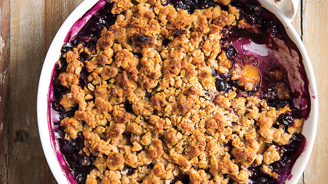 Blueberry-Mango Crisp