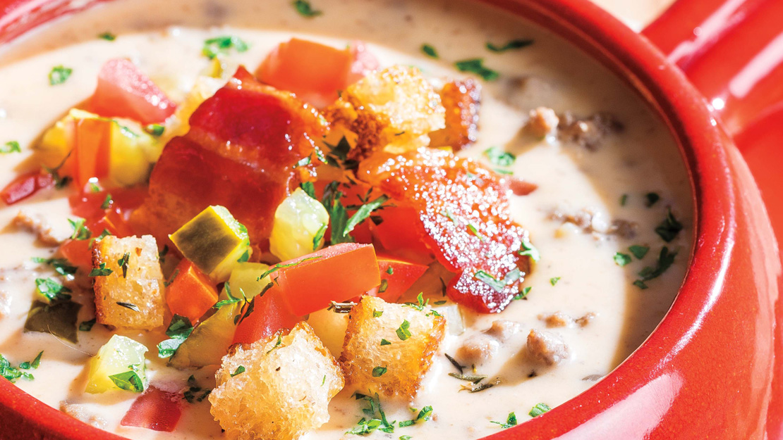 Cheeseburger Soup