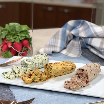 Cranberry Pecan Cinnamon Compound Butter