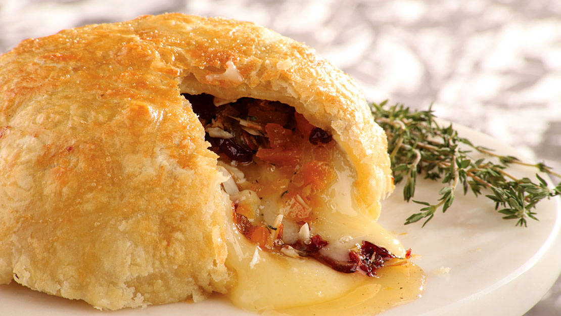 Cranberry-Apricot Baked Brie