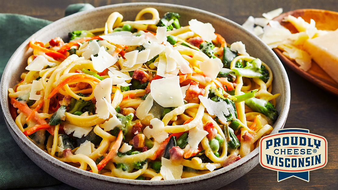Creamy BellaVitano® Pasta Primavera