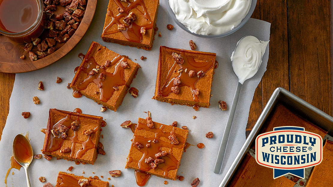 Mascarpone-Pumpkin Pie Squares