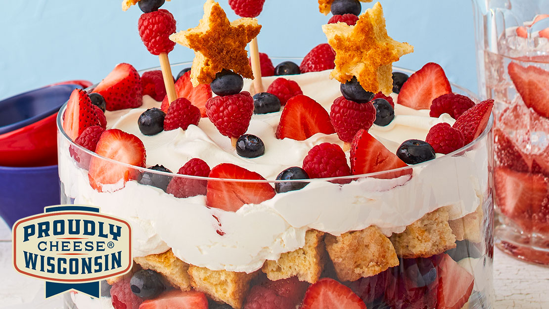 Mixed Berry Shortcake Trifle