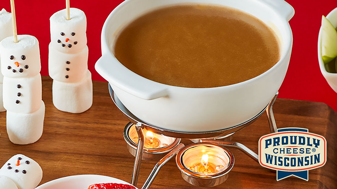 Salted Caramel-Mascarpone Cheese Fondue 
