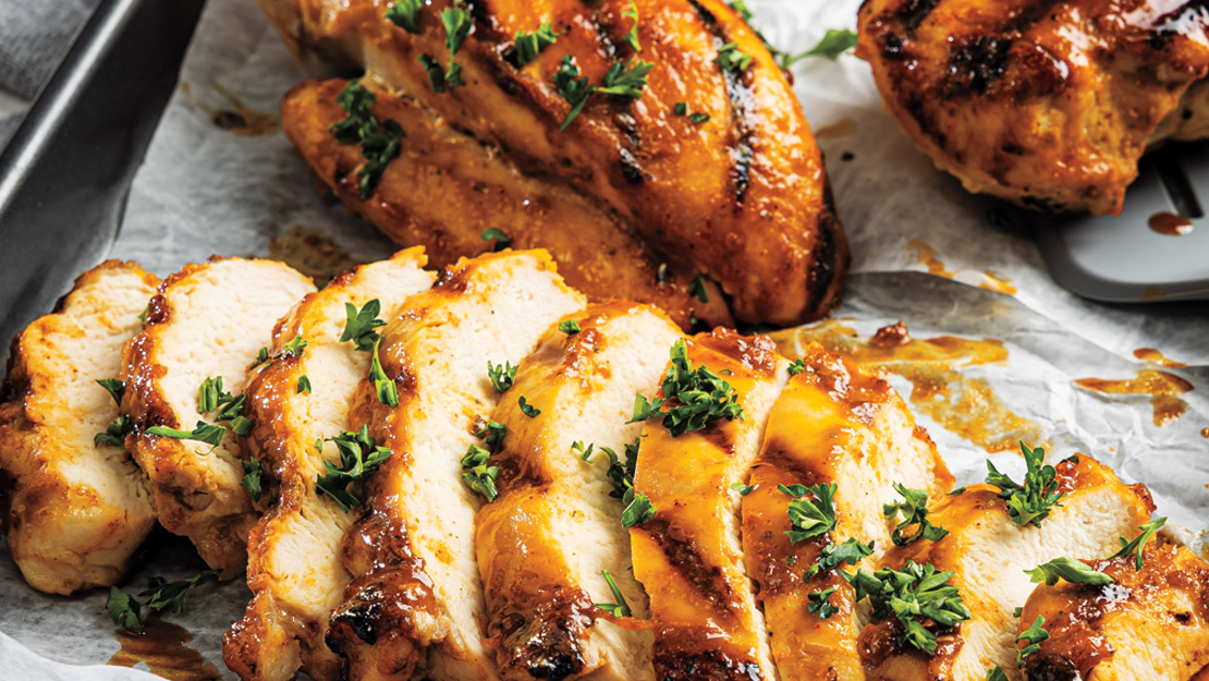Dijon-Brown Sugar Grilled Chicken