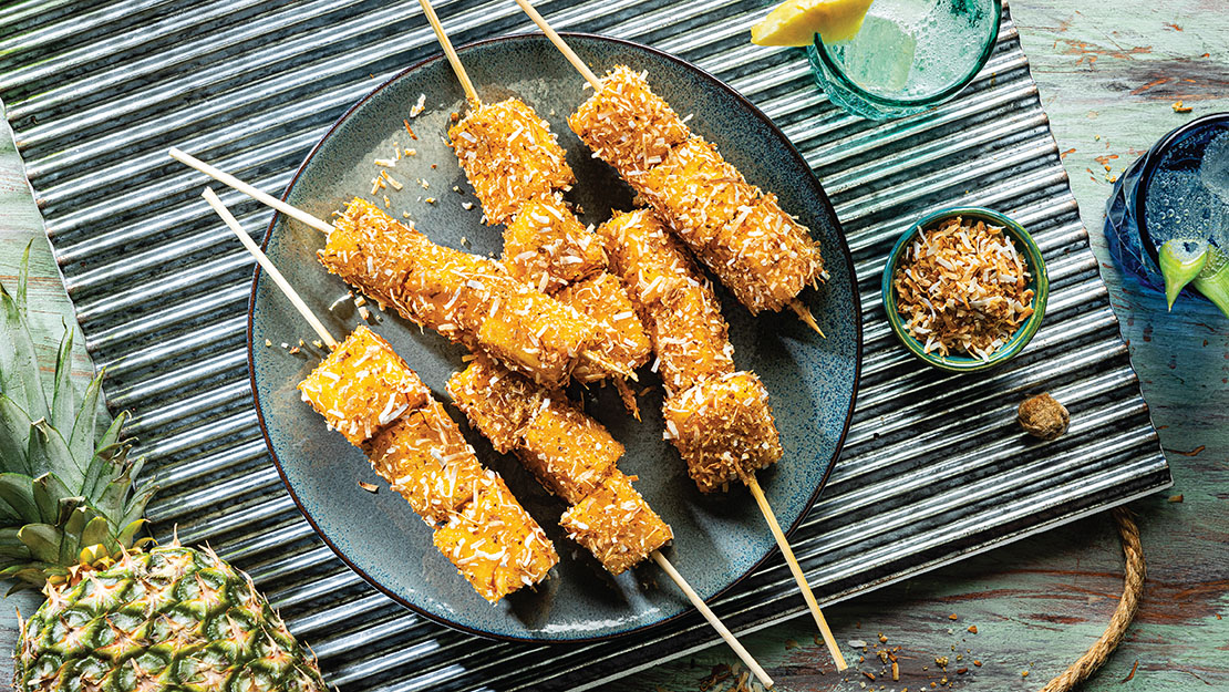 "Drunken" Pineapple Pops