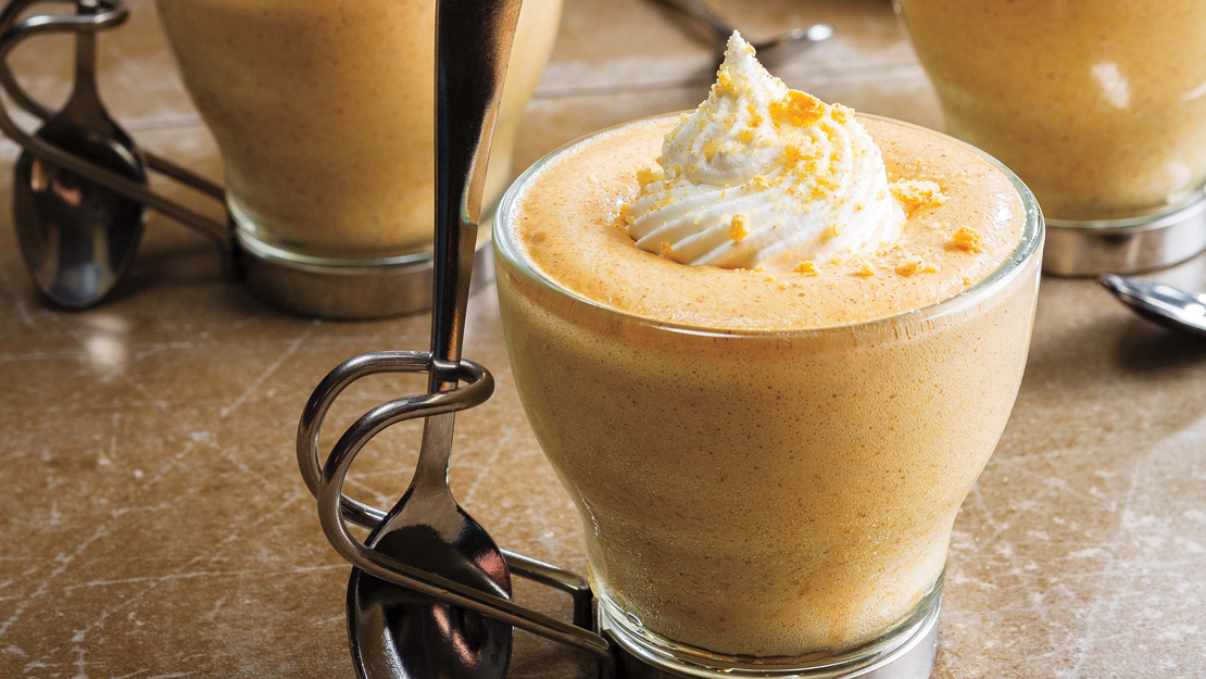 Gingerbread Mousse with Whipped Cream