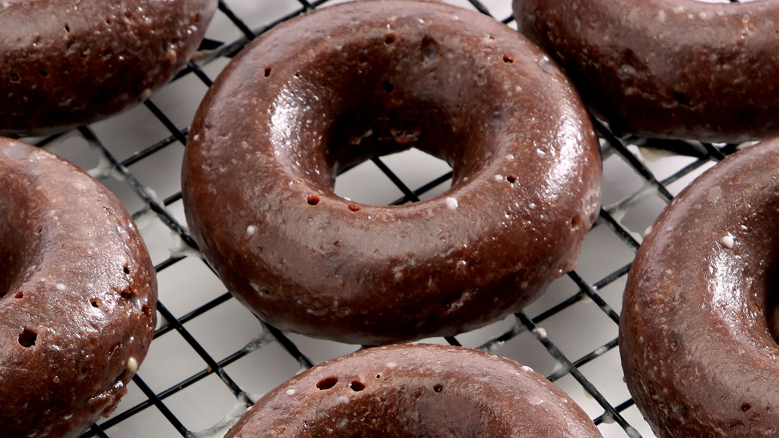 Chocolate Glazed Doughnuts 
