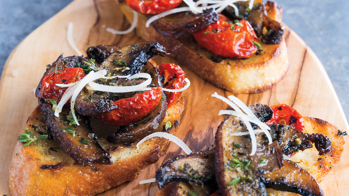 Grilled Portobello Bruschetta