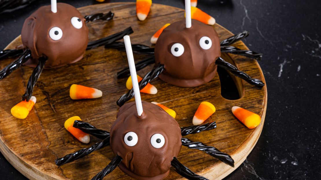 Halloween Spider Cake Pops