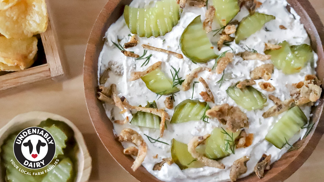 High Protein Dill Pickle Dip