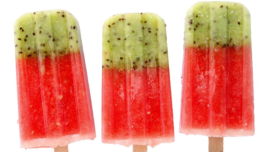 Kiwi Watermelon Fresh Fruit Ice Pop