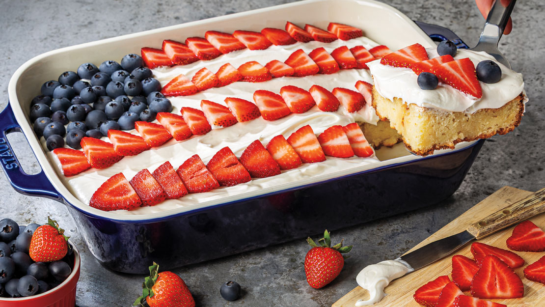 Liberty Poke Cake