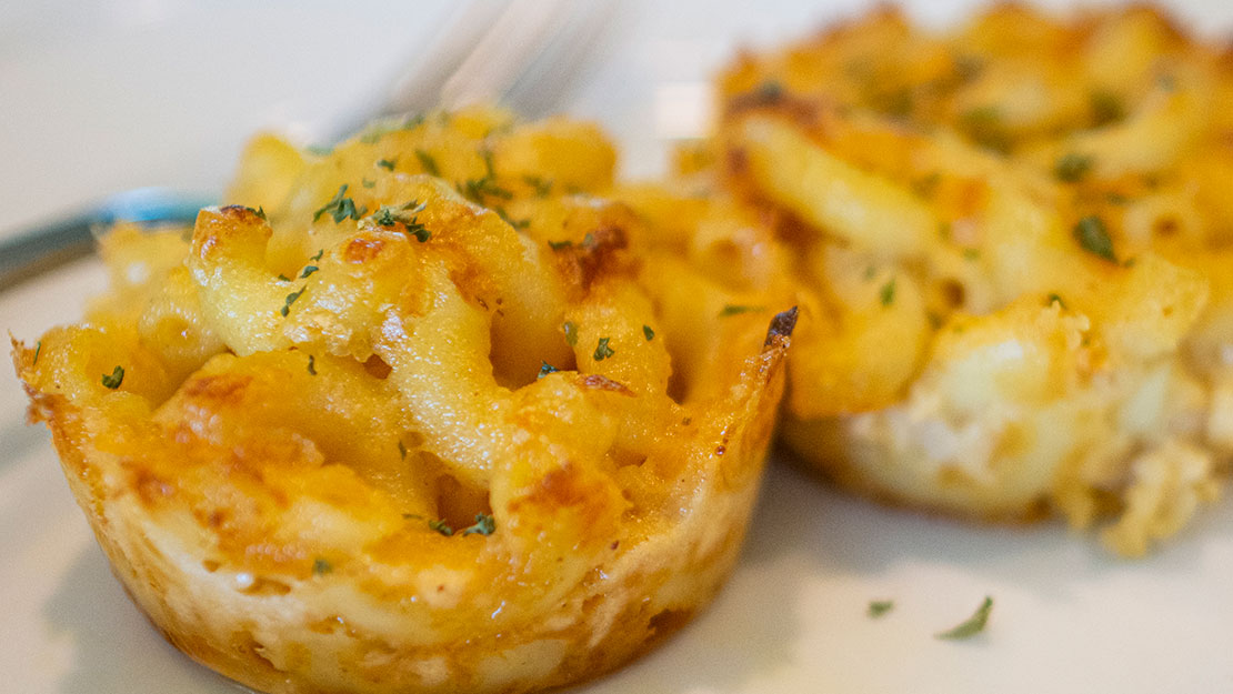 Four-Cheese Mac & Cheese Muffins
