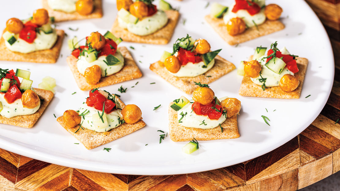 Mediterranean Whipped Feta Bites