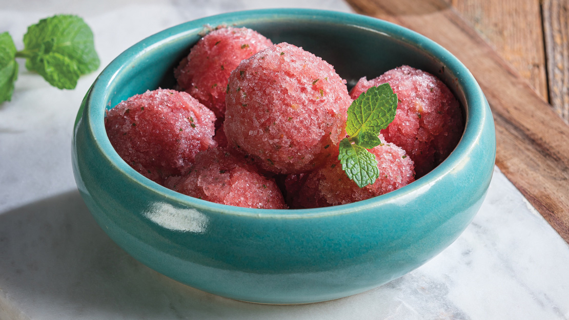Minted Watermelon Sorbet