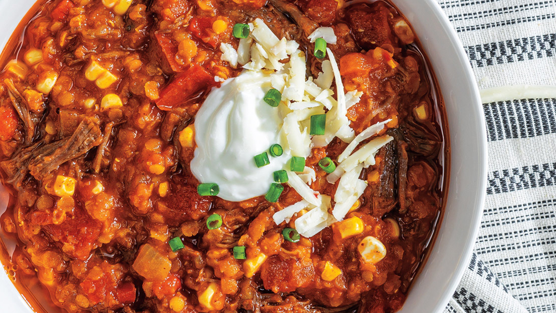 One-Pot Short Rib & Lentil Chili