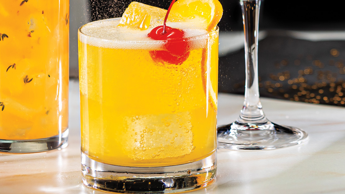 Fizzy Orange Whiskey Sour