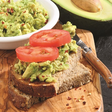 Avocado Tomato Toast with a Kick