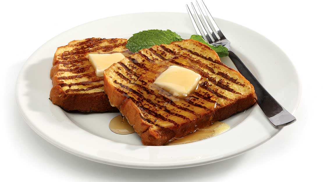 Grilled Vanilla French Toast 