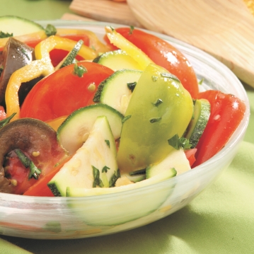 Heirloom Tomato & Zucchini Salad