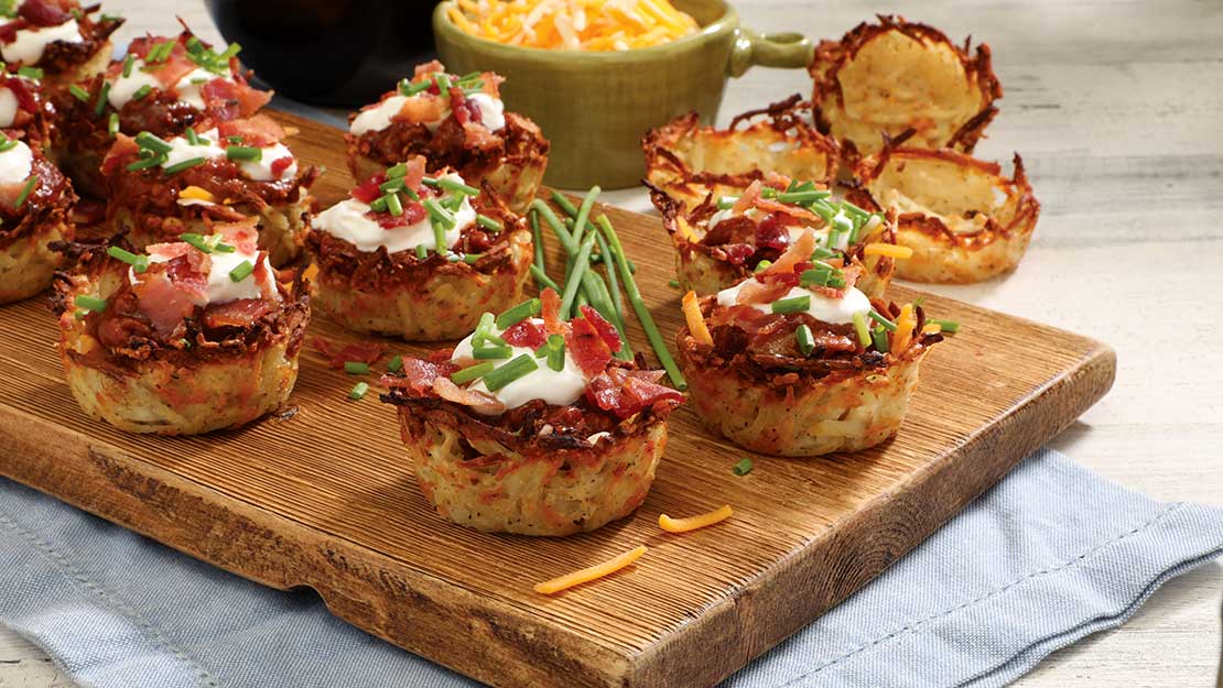 Loaded Pulled Pork Cups Recipe from Price Chopper