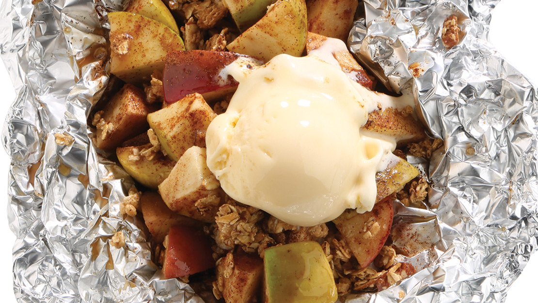 Caramel Apple Crunch Foil Packets