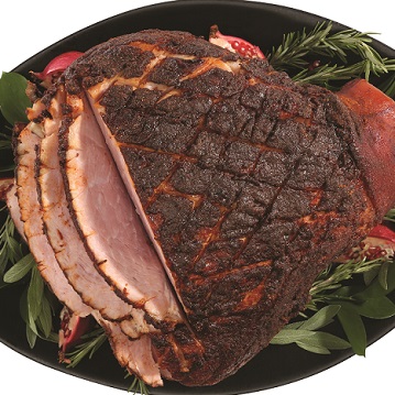 Smokey Barbecue Maple Ham
