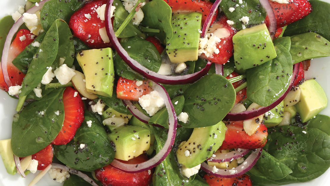 Spring Salad with Poppyseed Dressing