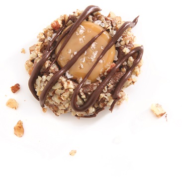 Salted Caramel Turtle Cookies