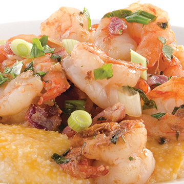 Cheesy Shrimp and Grits