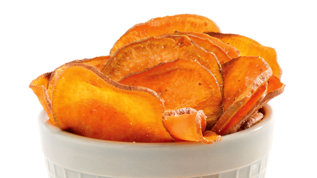 Baked Sweet Potato Chips 