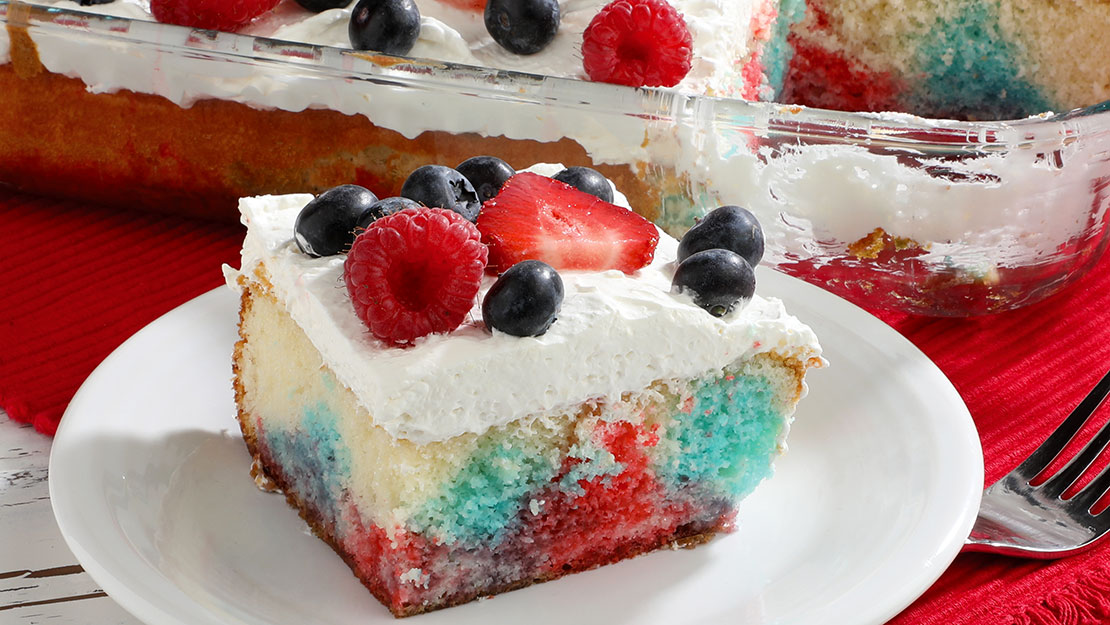 Patriotic Poke Cake